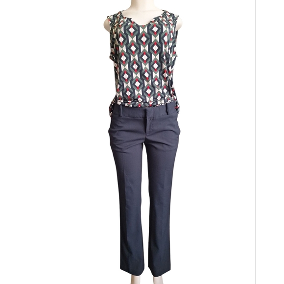 Calvin Klein Sleeveless Geometric Print Top Size LNew with tags! MSRP $49.50 - Picture 7 of 9